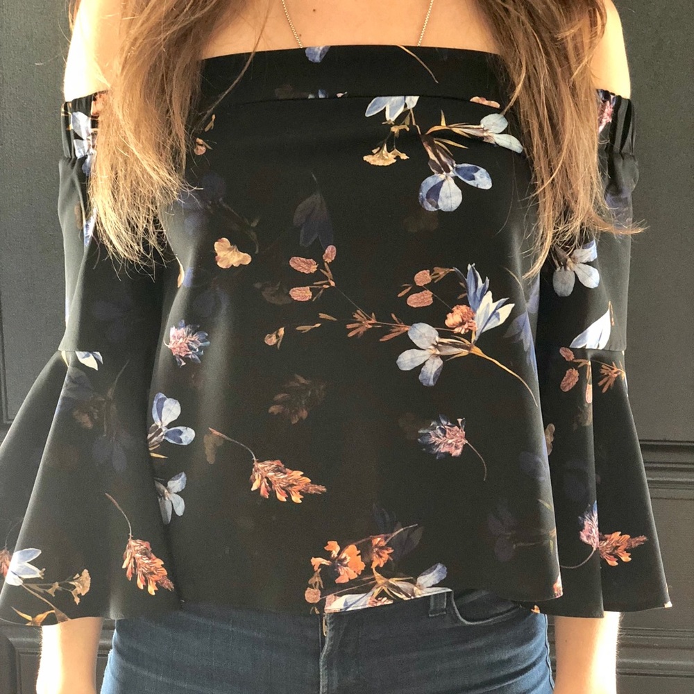 Topshop off the shoulder top!